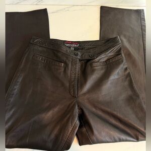 Vintage Black leather pants